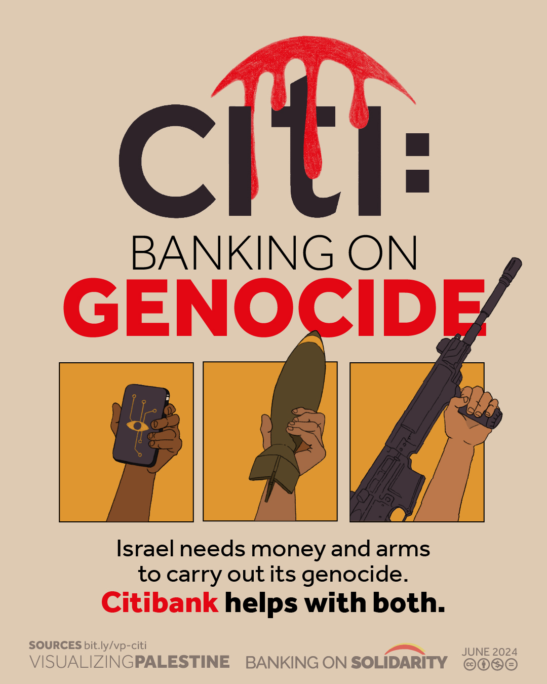 Citi is banking on genocide and fossil fuels