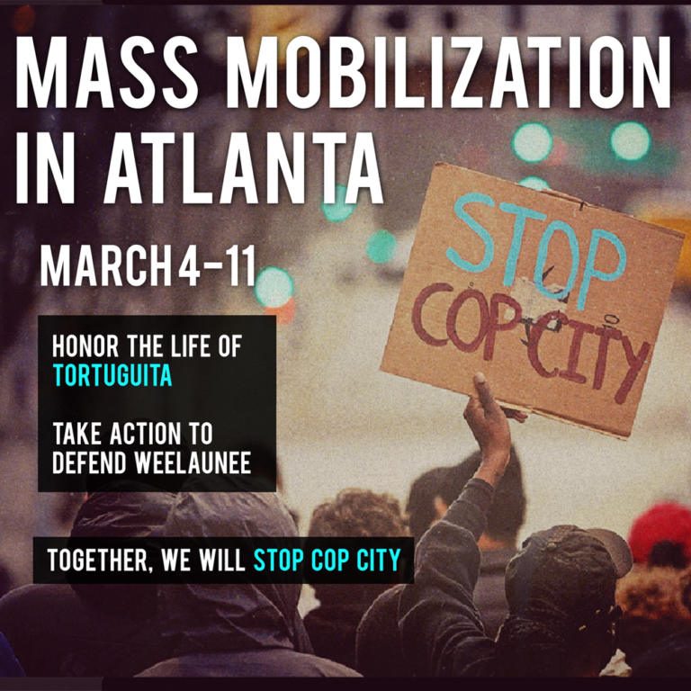 Meet Us In Atlanta To Stop Cop City - 198 Methods